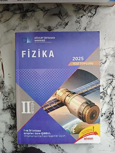 DİM “Fizika” 2025 – Test Toplusu (Hissə II) - Nəşriyyat: Dövlət lalafo.az -da DİM “Fizika” 2025 – Test Toplusu (Hissə II) - Nəşriyyat: Dövlət