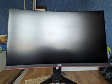 manıtor: Gaming Monitor 144HZ AOC C24G1 Almaniyadan getirilib, ciziq yoxdu