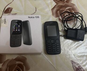 nokia 130 qiymeti: Nokia 106, rəng - Qara, İki sim kartlı, Sənədlərlə