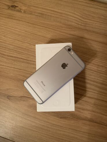 işlenmis telefonlar: IPhone 6, 128 GB, Space Gray, Simsiz şarj, Barmaq izi, Sənədlərlə