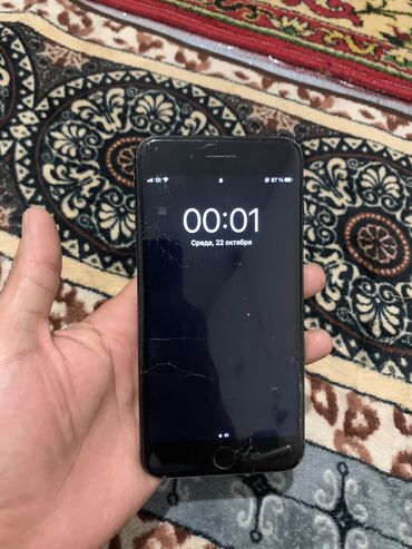 купит айфон 7 плюс бу: IPhone 7 Plus, Колдонулган, 128 ГБ, Кара, 100 %