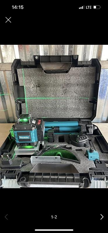 Строительное оборудование: Лазерные уровни (линейные, 360°) с зелёным лучом — профессиональные — 4