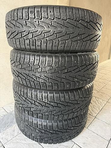 4: Шины 235 / 60 / R 18, Зимняя шипованная, Б/у, Комплект, Внедорожные (АТ/МТ), Россия, Nokian — 1
