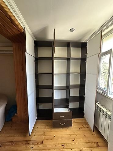 dolab skaf: Üç qapılı gardırob - Material: MDF/LDSP tipli laminat səth, ön — 1