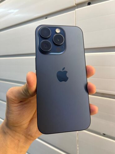 айфоны оптом бишкек: IPhone 15 Pro, Колдонулган, 256 ГБ, Blue Titanium, 88 %