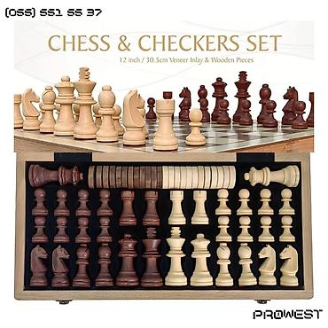 Şahmatlar: 📌 Görsəldəki məhsul — “Xinliye CHESS & CHECKERS SET” adlı şahmat — 4