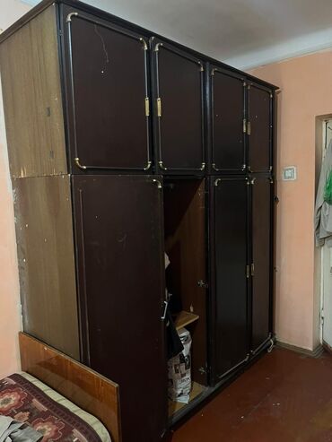 шкаф угловой в спальню: Кийим салуучу шкаф, Түз, Башка материал