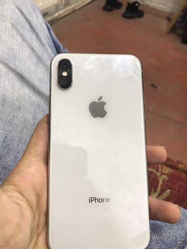 Apple iPhone: IPhone X, 64 GB, Ağ, Face ID