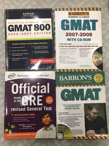 tibb bacısının məlumat kitabı bakı 2008: GMAT official GRE ve s kitablar