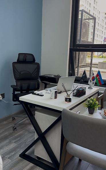 ofis dolablari: Ofis mebel dəsti – müasir loft dizayn 2 dəst - (4 stul - bismenni 2 - — 3