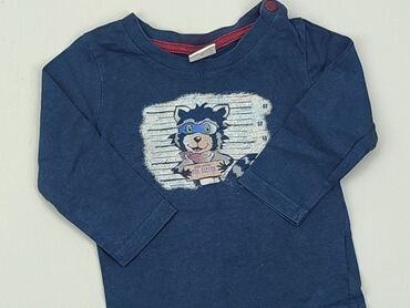 koszula niebieska: Bluzka, 0-3 m, stan - Dobry
