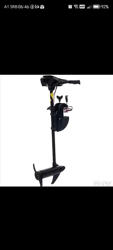 Elektromotori: Električni vanbrodski motor za čamac – KRAFT&DELE (trolling motor) — 1