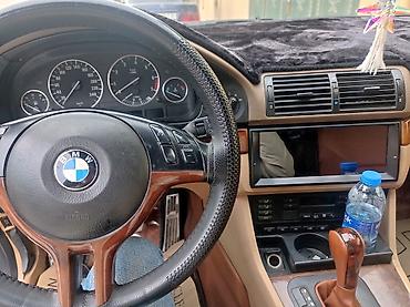 BMW: BMW 5 Series (E39) sedan – ağ rəngdə, M-paket vizual üslubunda — 10