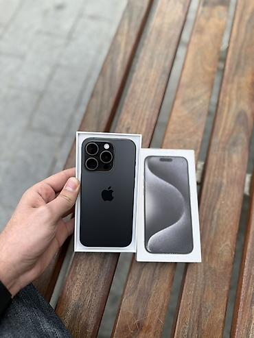 Apple iPhone: IPhone 15 Pro, 256 GB, Qara, Face ID — 29