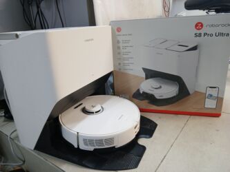toxunma çanta: Roborock S8 Pro Ultra robot tozsoran-döşəmə silən komplekti (ağıllı