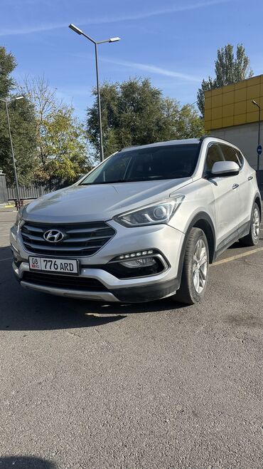 Hyundai: Hyundai Santa Fe: 2016 г., 2.2 л, Автомат, Дизель, Кроссовер