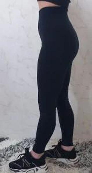 Helanke, biciklistički šortsevi: Ženske sportske helanke – crne, visok struk - Model: duge helanke sa — 19