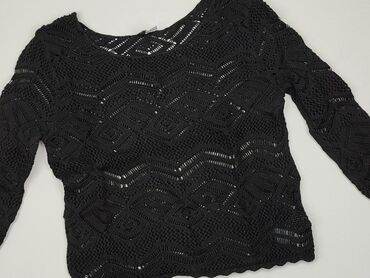 długi czarne t shirty: Bluzka Damska, H&M, XS, stan - Bardzo dobry