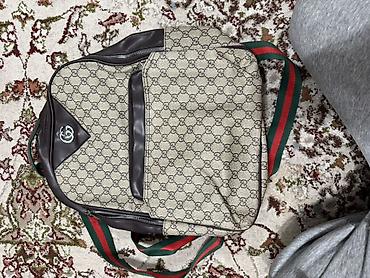 Сумки: Классическая сумка, Gucci, Материал: Комбинированный материал, Регулируемый ремень, Унисекс, Б/у — 1
