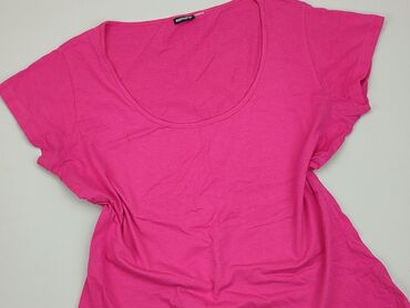 różowe t shirty: T-shirt, Esmara, 3XL, stan - Zadowalający