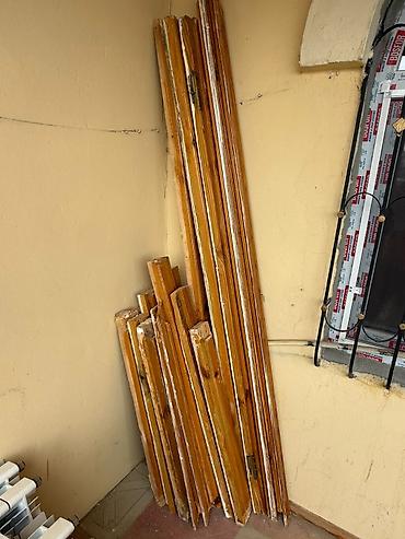 taxta satilir: 4 ədəd Taxta giriş/interyer qapısı və komplekt taxta pəncərə — 3