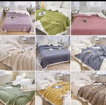 Одеяла и пледы: Плед, Корея, Новый, Все сезоны, Двусторонний — 11