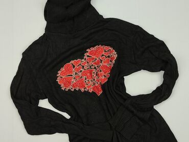 spodnie dresowe pitbull czarne: Women`s sweater, Size M (EU 38)