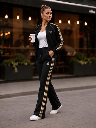 subara za zene: Adidas ženska trenerla zvonaste nogavice NOVO Novo Mokra likra — 3