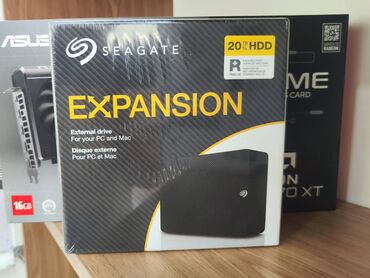 usb hard disk: Xarici Sərt disk (HDD) Seagate, > 8 TB, 7200 RPM, 3.5", Yeni