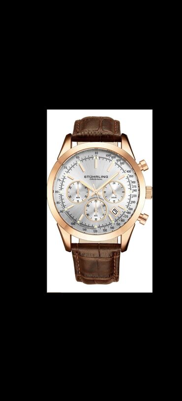 золотое колье: 3975L.6 Мужские американские часы Stuhrling original Джентльмены