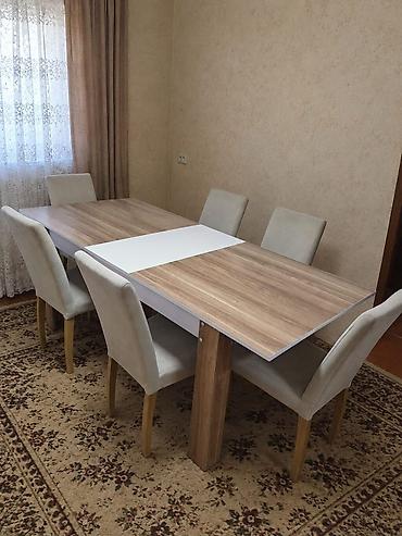 Qonaq otağı üçün, İşlənmiş, Kvadrat masa, 6 stul lalafo.az -da Qonaq otağı üçün, İşlənmiş, Kvadrat masa, 6 stul