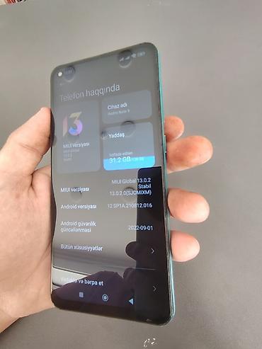 xiaomi mi 11 qiymet: Redmi Note 9, 128 GB, rəng - Yaşıl, İki sim kartlı — 2