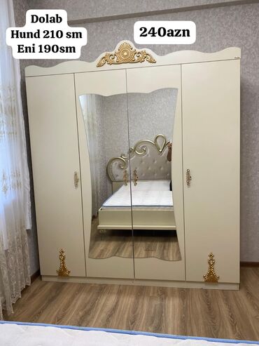 Divan və kreslo dəstləri: İşlənmiş, 4 qapılı Düz dolab, Qarderob, paltar dolabı lalafo.az -da Divan və kreslo dəstləri: İşlənmiş, 4 qapılı Düz dolab, Qarderob, paltar dolabı