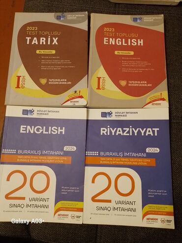 tarix dim test toplusu pdf: Riyaziyyat Testlər 11-ci sinif, DİM, 1-ci hissə, 2023 il
