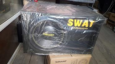 Динамики для авто: Сабвуфер swat mas-12v усилитель моно блок swat короб собранный — 9
