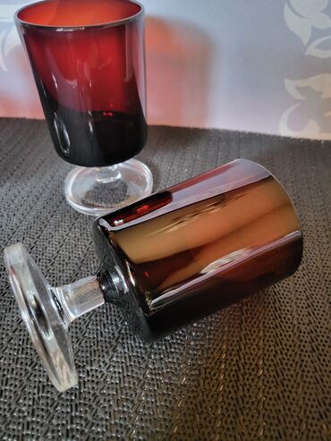 Čaše: Case nove za vino Luminarc francuske iz 80ih. Case bez ostecenja,sve — 9