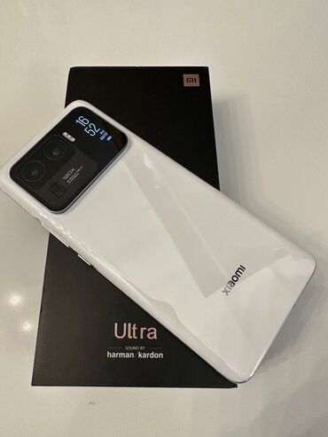 mi 11 ultra qiymeti irshad telecom: Xiaomi Mi 11 Ultra, 256 GB, rəng - Ağ, 
 Zəmanət, Düyməli, Sensor