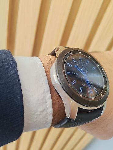 samsung tab e: ​Orijinal Samsung Galaxy Watch 46mm smart saatdır.Tam işləkdir — 3