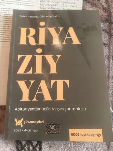 guven 9 cu sinif riyaziyyat pdf: Riyaziyyat güvən test toplusu 15 manata alınıb 8 manata satılır