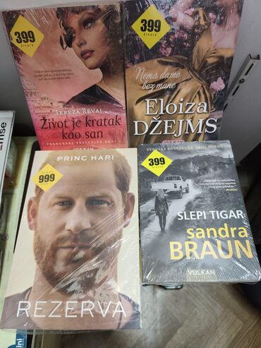 Knjige i stripovi: Naslov: Knjige – razni naslovi (beletristika, romani, trileri) Opis — 2