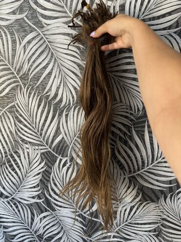 saç tökülməsinə qarşı yağlar: Keratinli təbii uşaq saçı 60 sm uzunluqda 115 qr