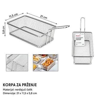 KMT Veliki pravougaoni friteza košara 2407691 Velika pravougaona