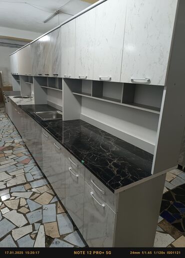 Кухонные гарнитуры: Кухонный гарнитур, Новый, цвет - Белый, ДСП, Бесплатная доставка — 11