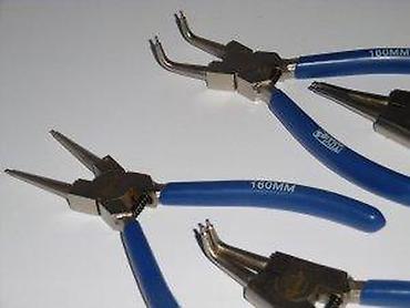 Setovi ručnog alata: Set klešta za osiguravajuće prstenove – 4 dela - Tip: klešta za — 10