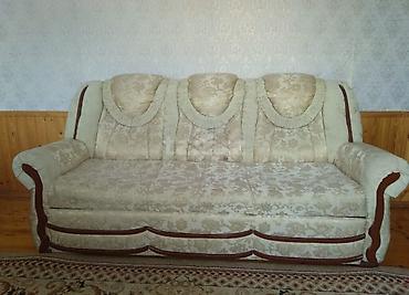 divan kreslo ortukleri: İşlənmiş, Divan, 2 kreslo, Bazasız, Açılan — 1