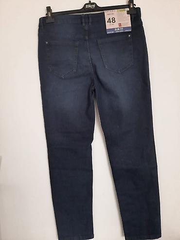 lil solid boje: Farmerice Esmara 48 Novo produzen model pamuk,elastin,poliester — 3