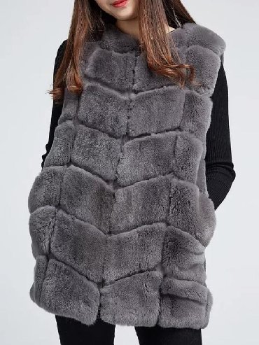 prodaja kaputa beograd: L (EU 40), XL (EU 42), Chinchilla, color - Grey