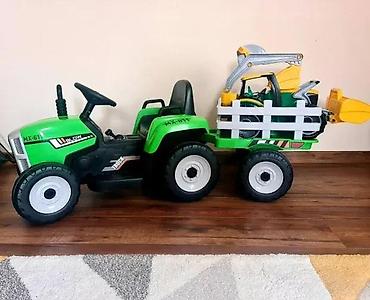Traktori: Dečiji traktor na pedale sa prikolicom – model MX-611 - Realističan — 9