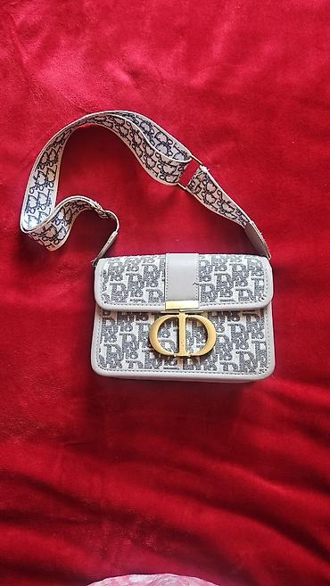кадыр тун намаз: Классическая сумка, Dior, Материал: Комбинированный материал, Застежка на магните, Женские, Б/у — 1