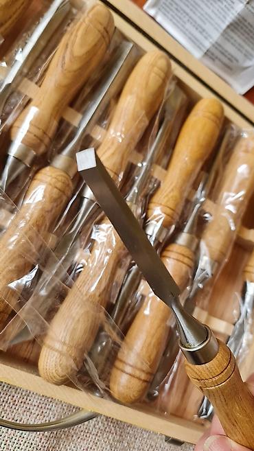 strugarski alati: Set za rezbarenje drveta KRAFT Werkzeuge – 12 delova - Komplet alata — 10